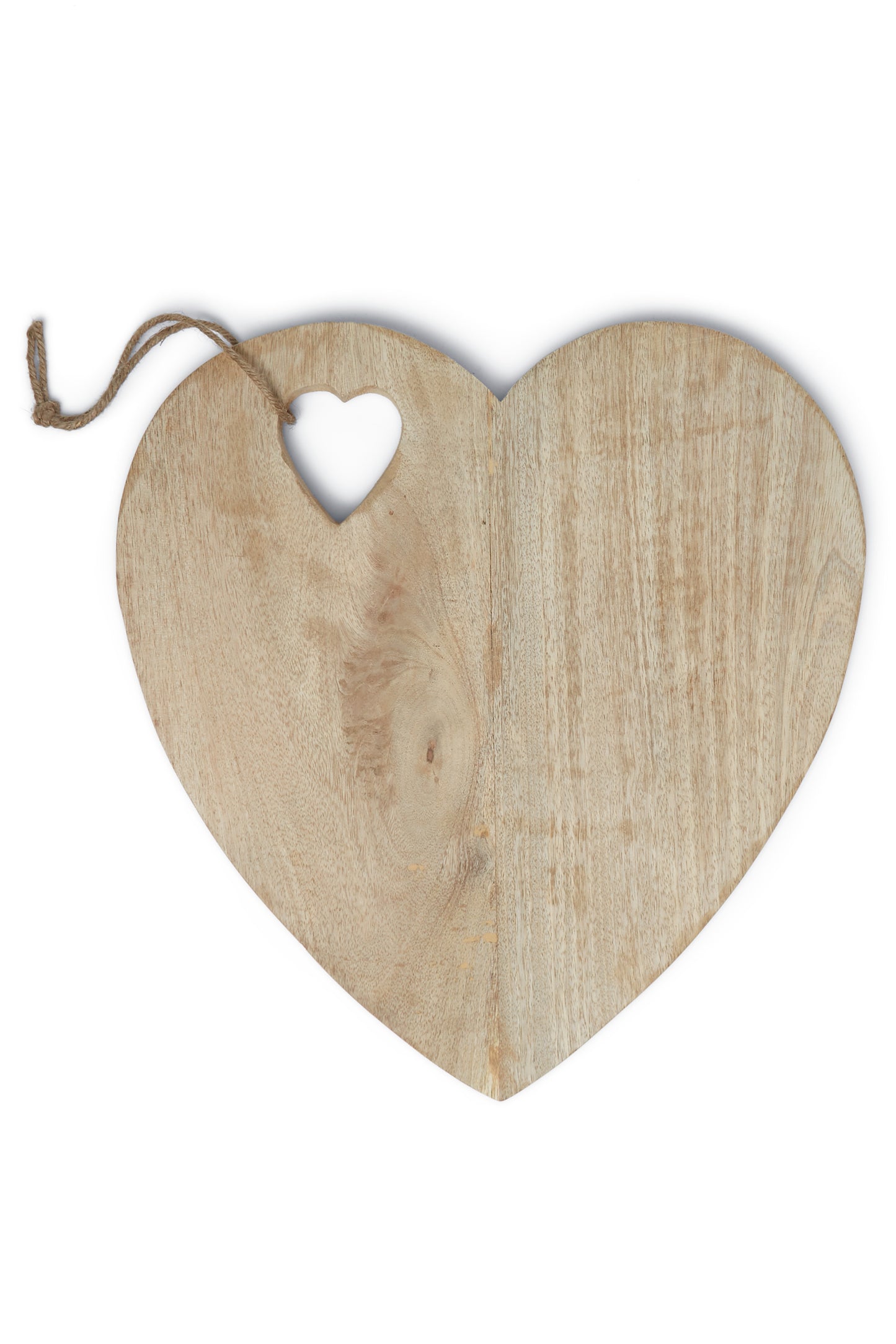 Large Heart Shaped Wooden Chopping Board