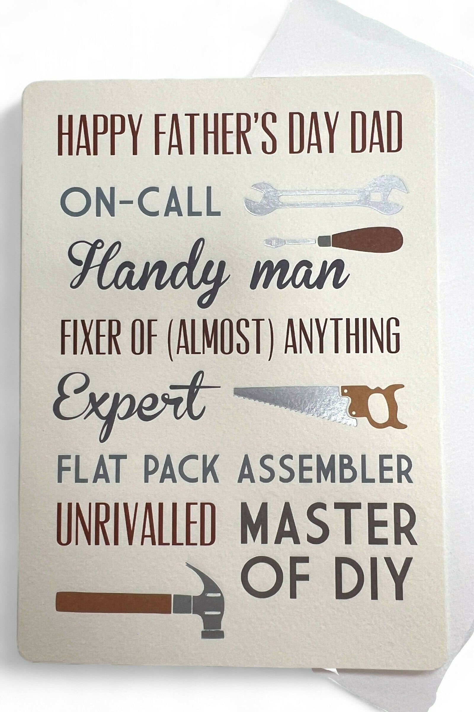 On-Call Handy Man Father's Day Card