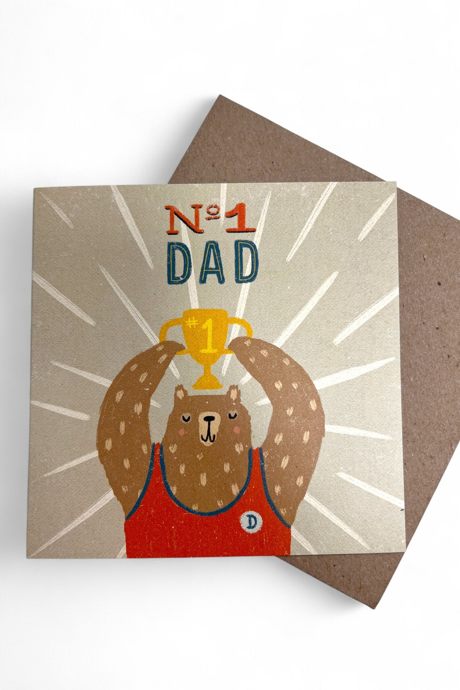 No.1 Dad Card
