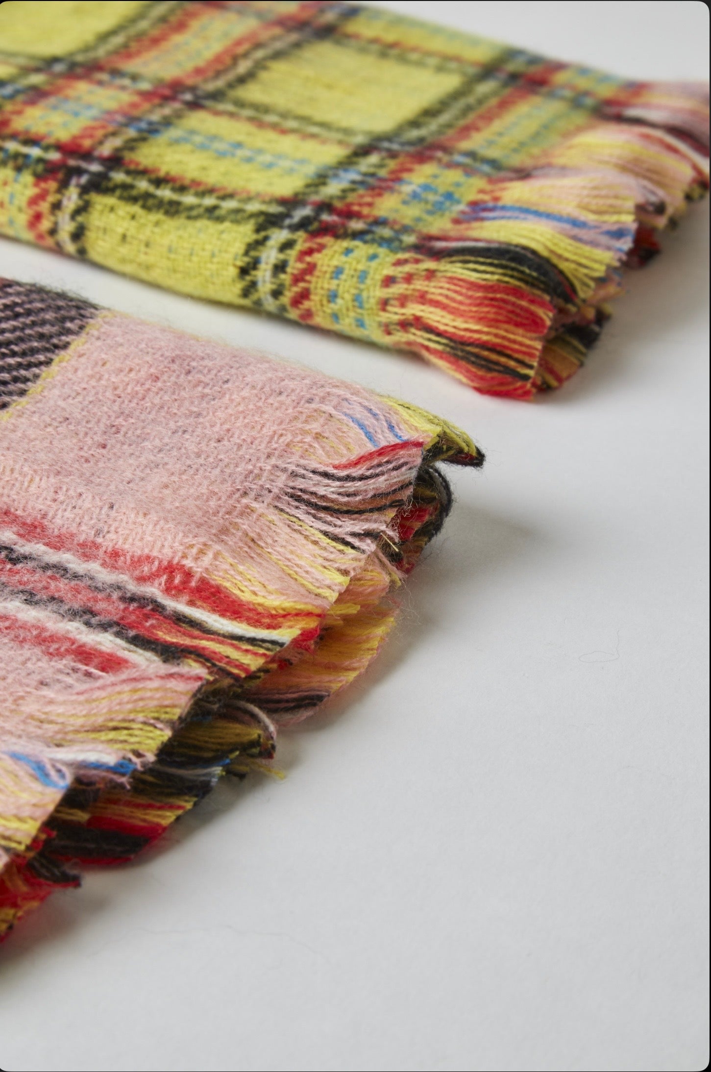 Rosh Double Face Woven Check Scarf