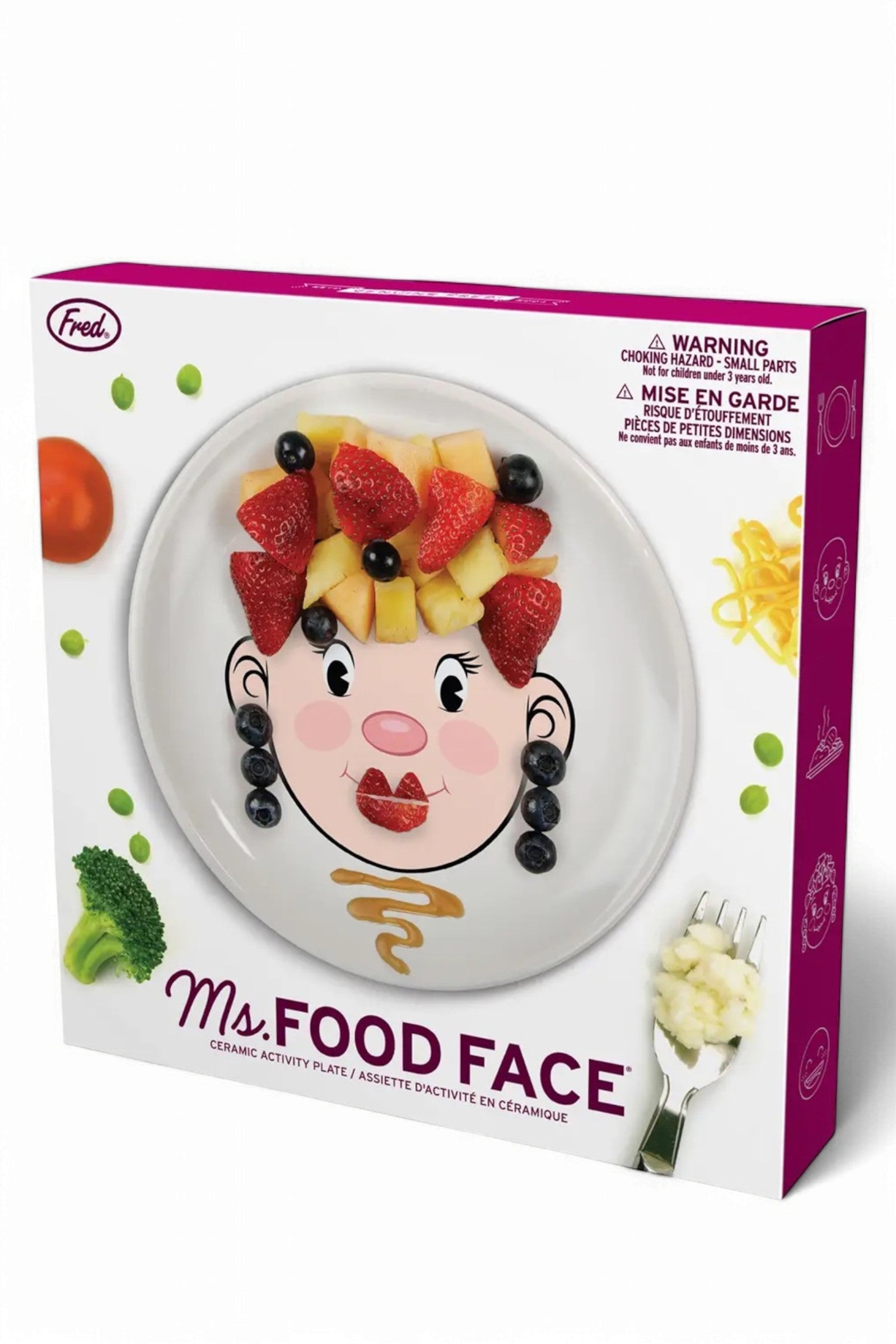 Ms Food Face Plate