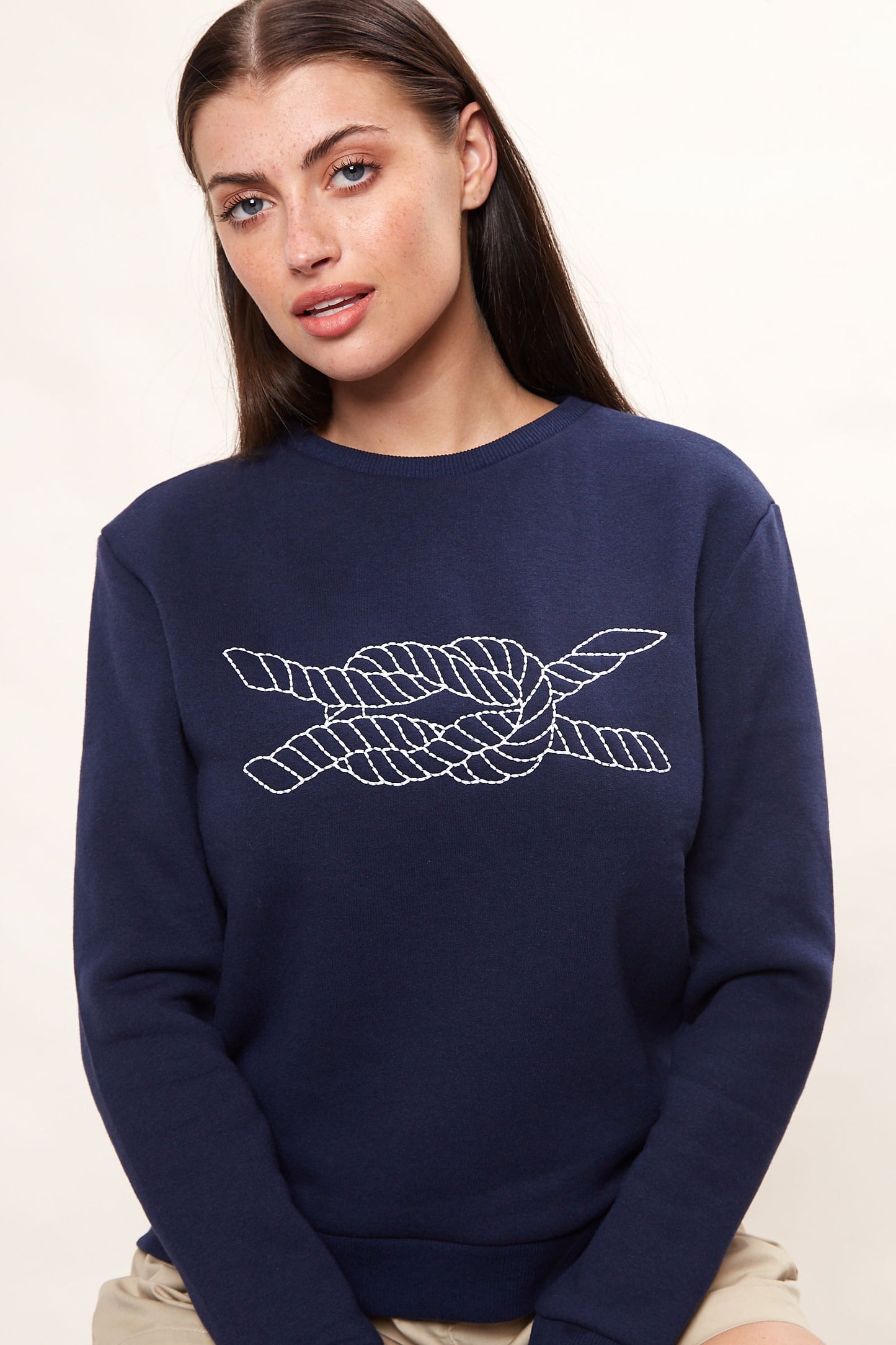 Jan Knot Embroidered Sweatshirt