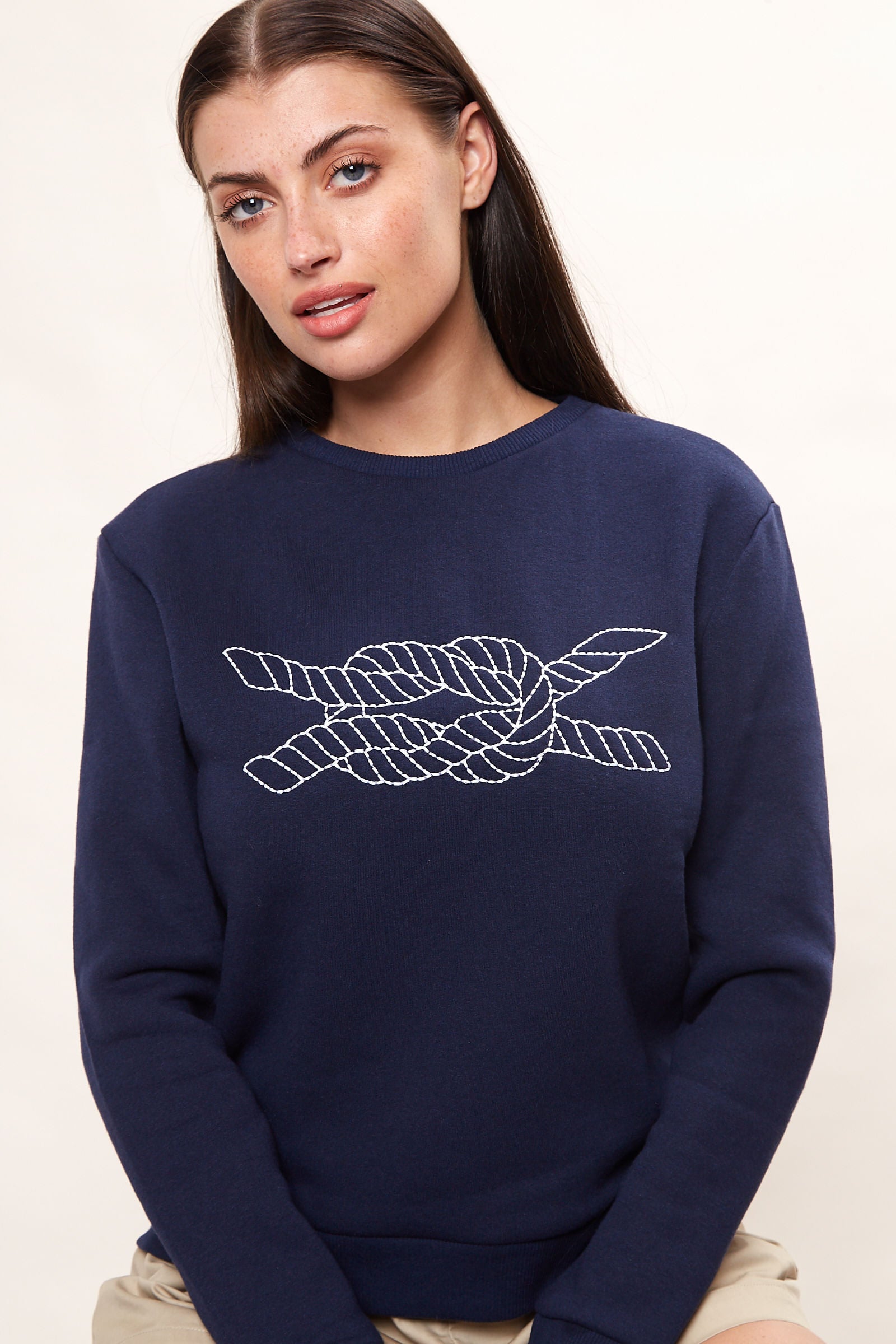 Jan Knot Embroidered Sweatshirt