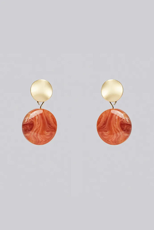 Joel Orange Drop Earrings