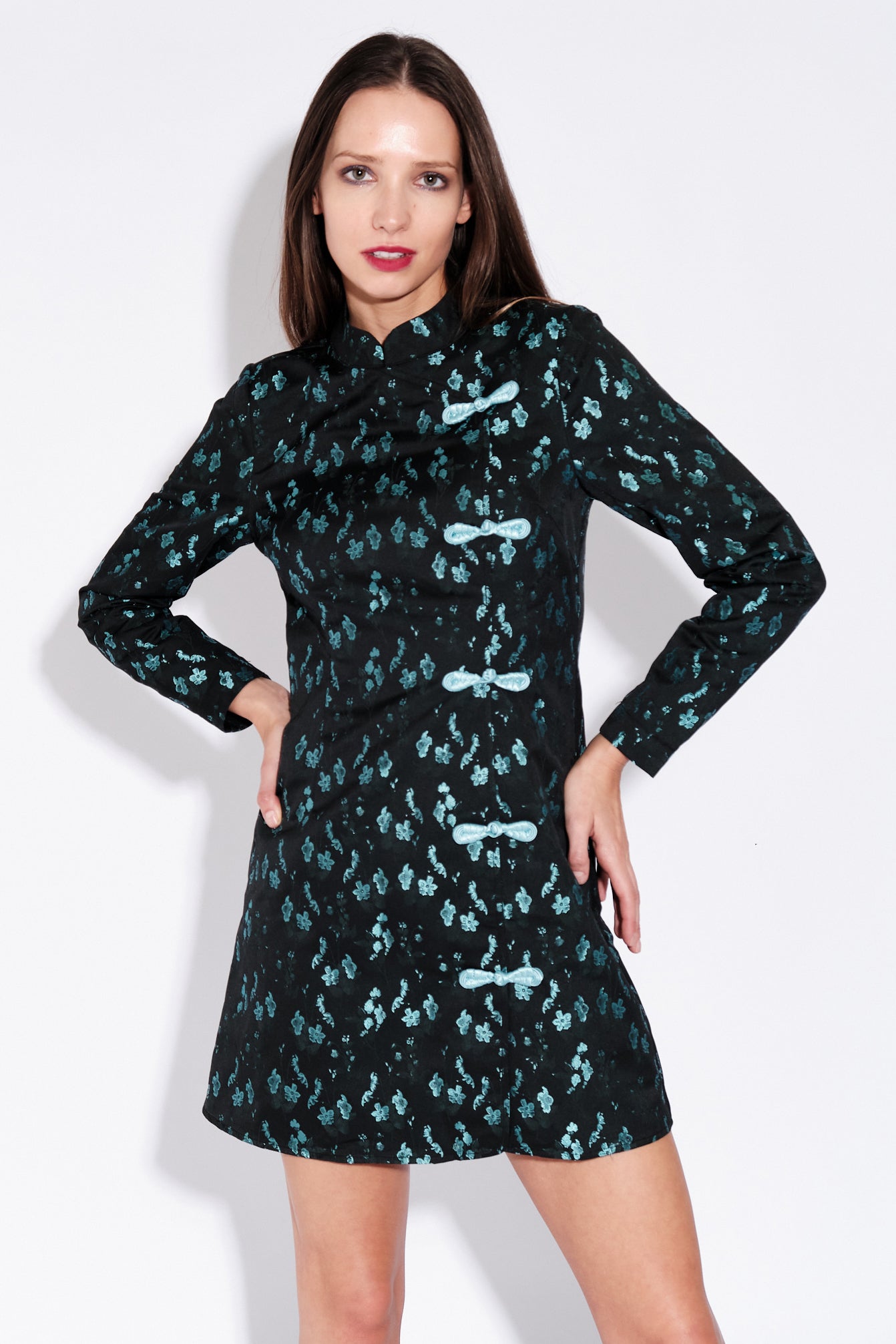 Jun Shanghai Brocade Mini Dress - Detail 2
