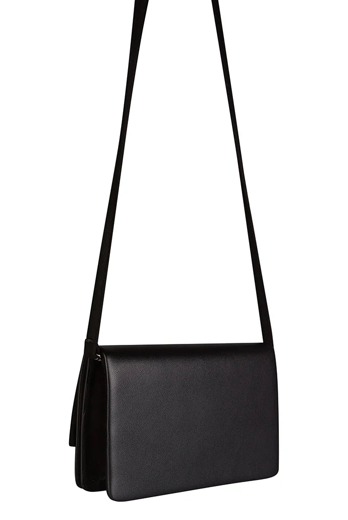 Jolie Black Bow Detail Crossbody Bag