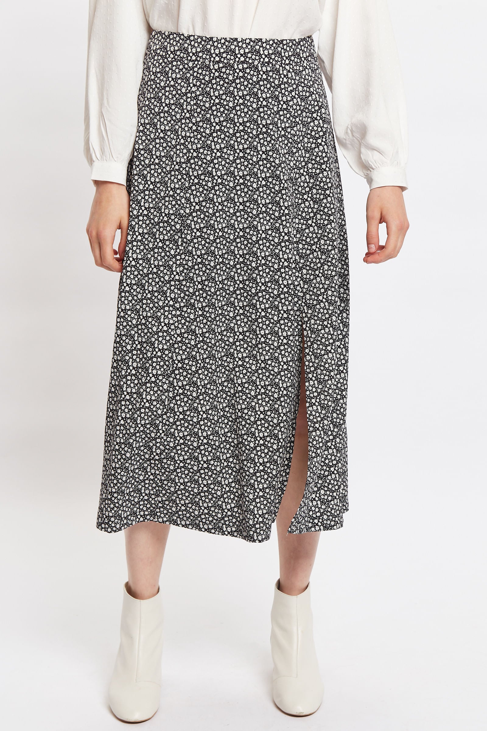 Louche Kiyo Candy Bud Print Midi Skirt JOY