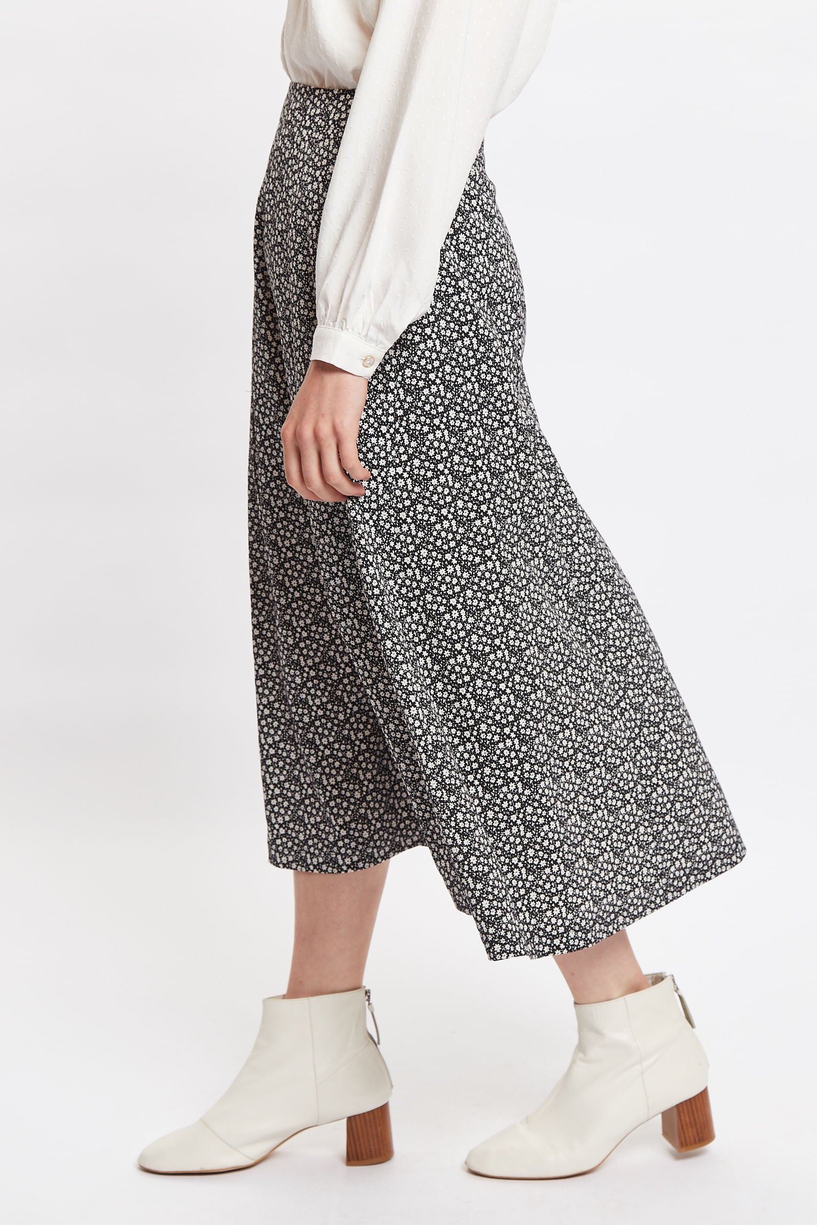 Louche Kiyo Candy Bud Print Midi Skirt - Detail 1