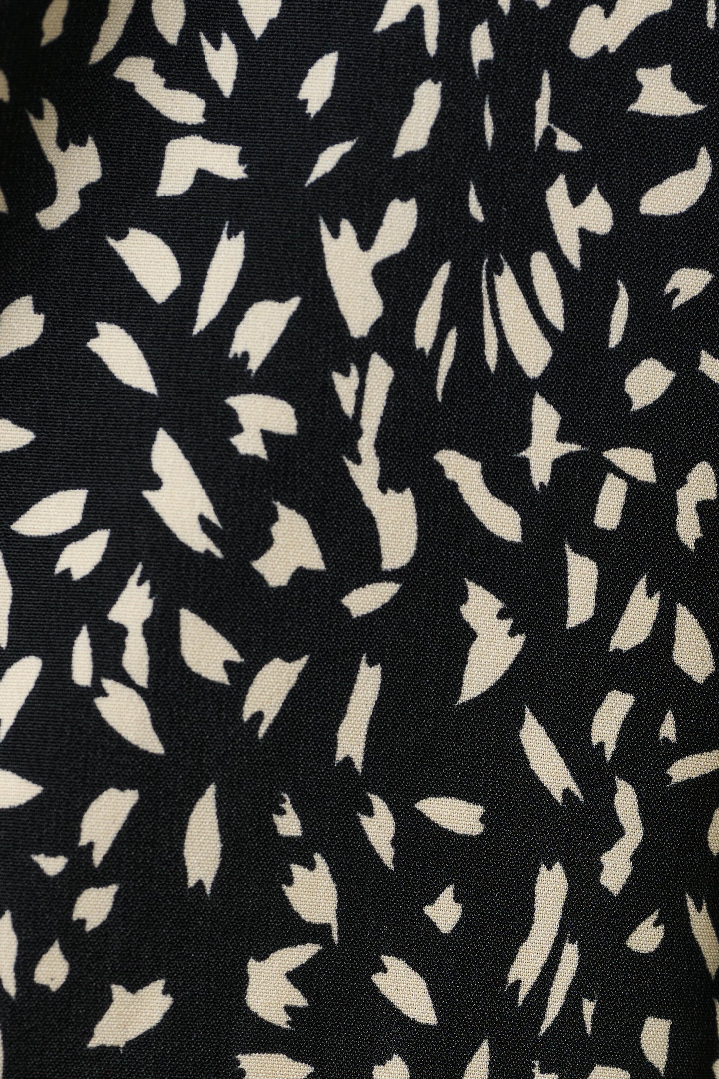 Kiyo Black Geo 11 Printed Midi Skirt