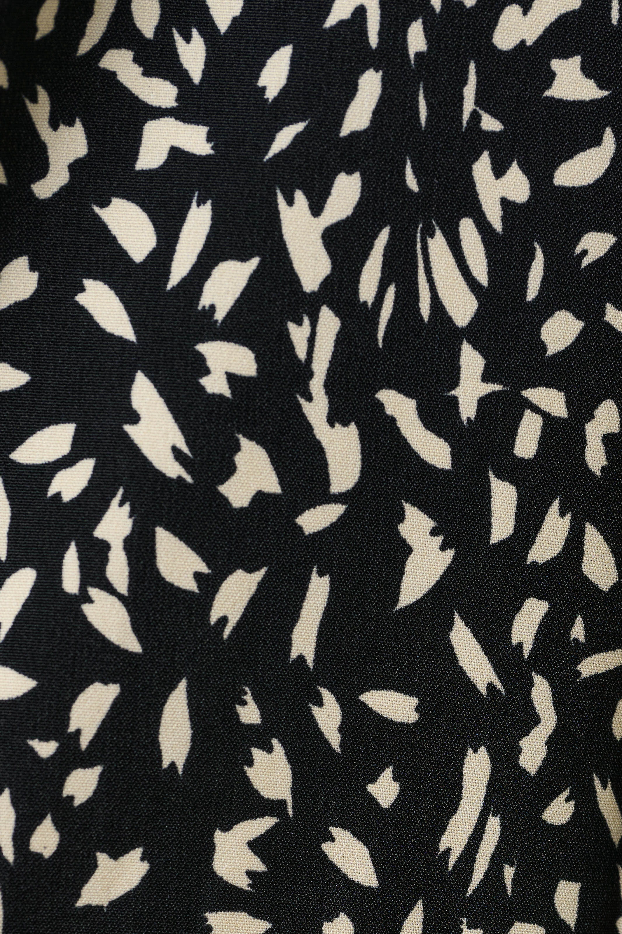 Kiyo Black Geo 11 Printed Midi Skirt - Styled