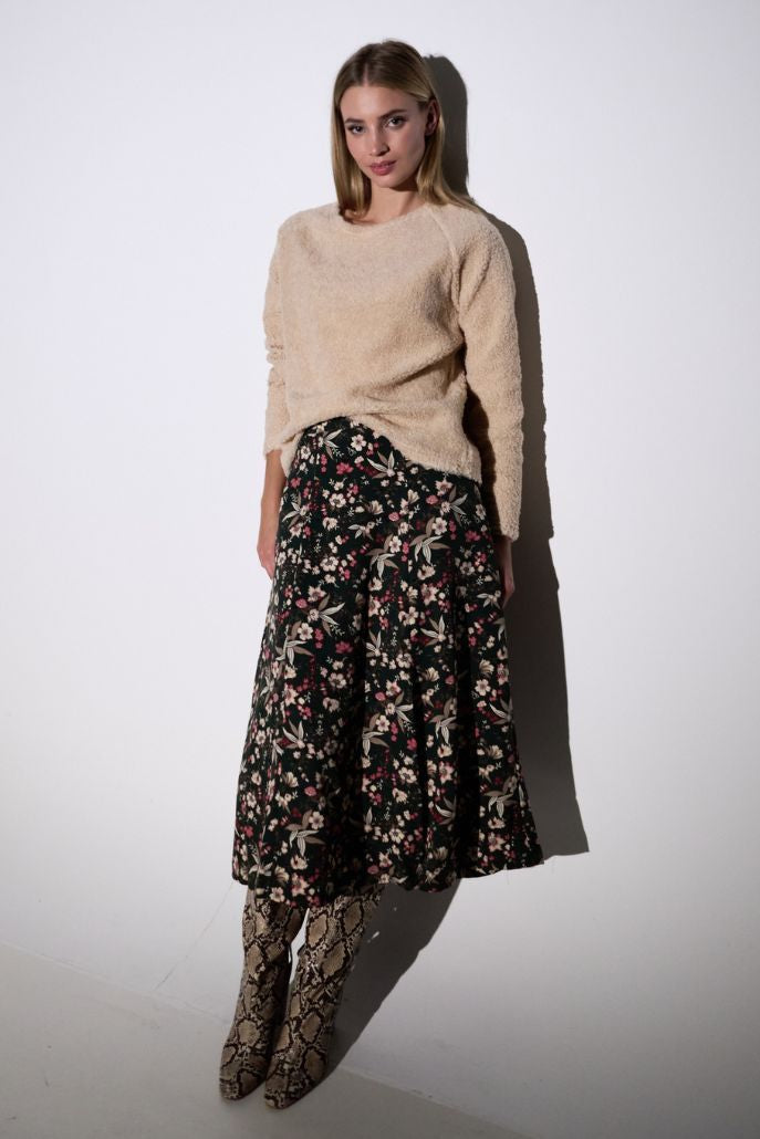 Kiyo Tapestry Print Midi Skirt - Detail 1