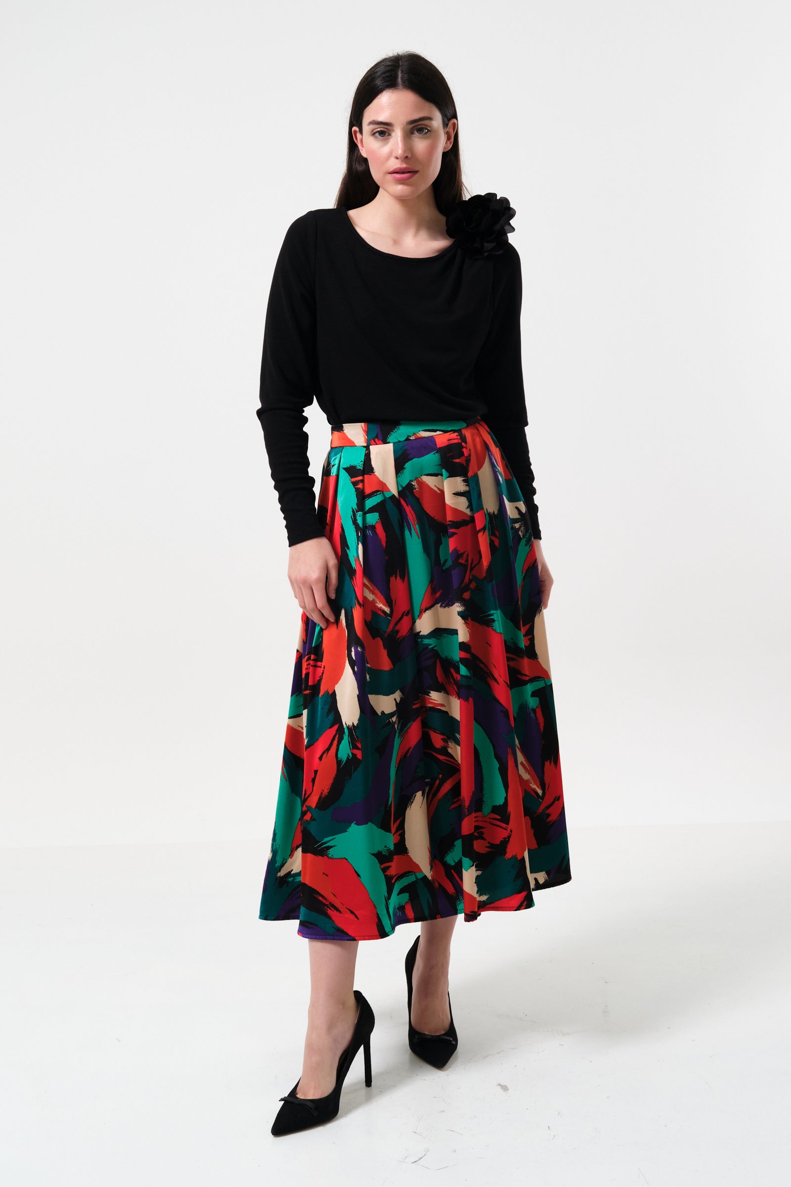 Lizea Hofmann Print Midi Skirt - Detail 2