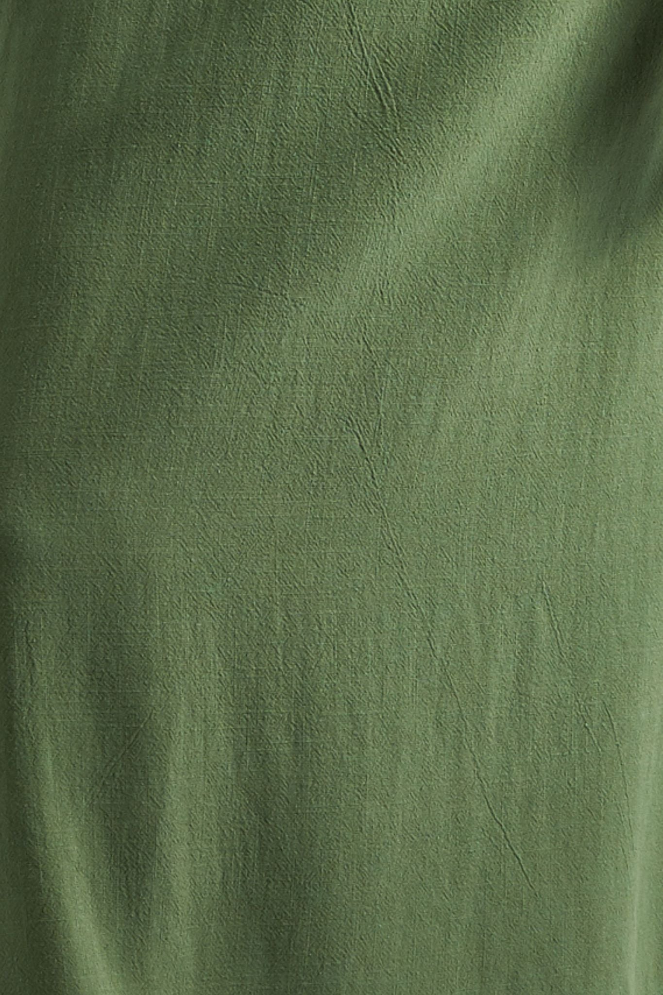 Dawson Linen Mix Strappy Jumpsuit - Green - Styled