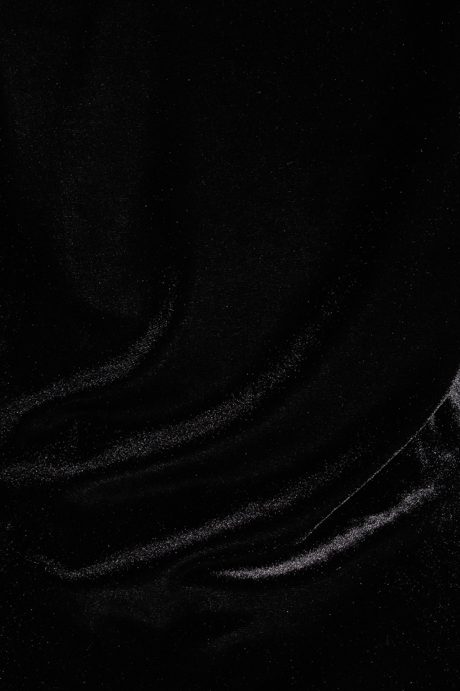 Maeko Velvet V Neck Top in Black - Styled