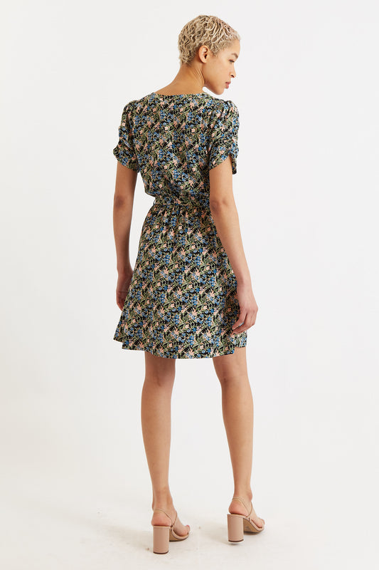 Magdalena Watercolour Floral Mini Dress