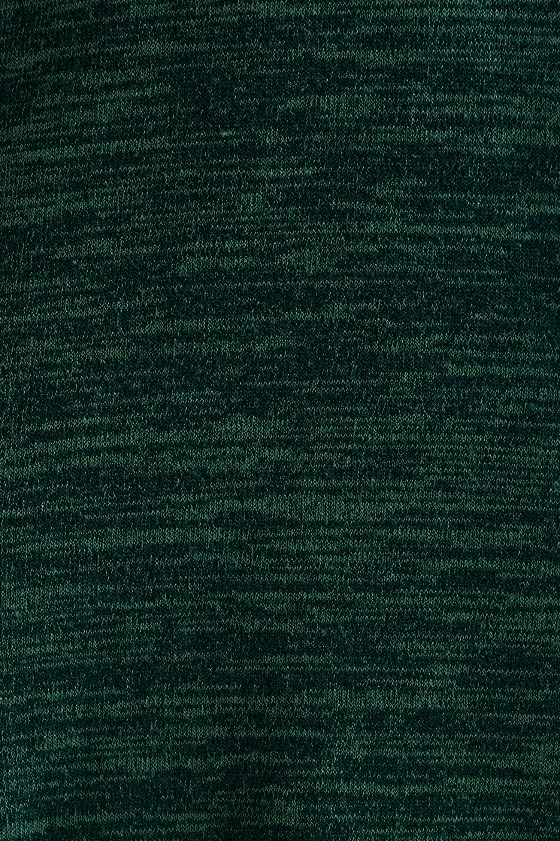 Moa Sustainable Marl Puff Sleeve V Neck Midi Dress - Green - Detail 3