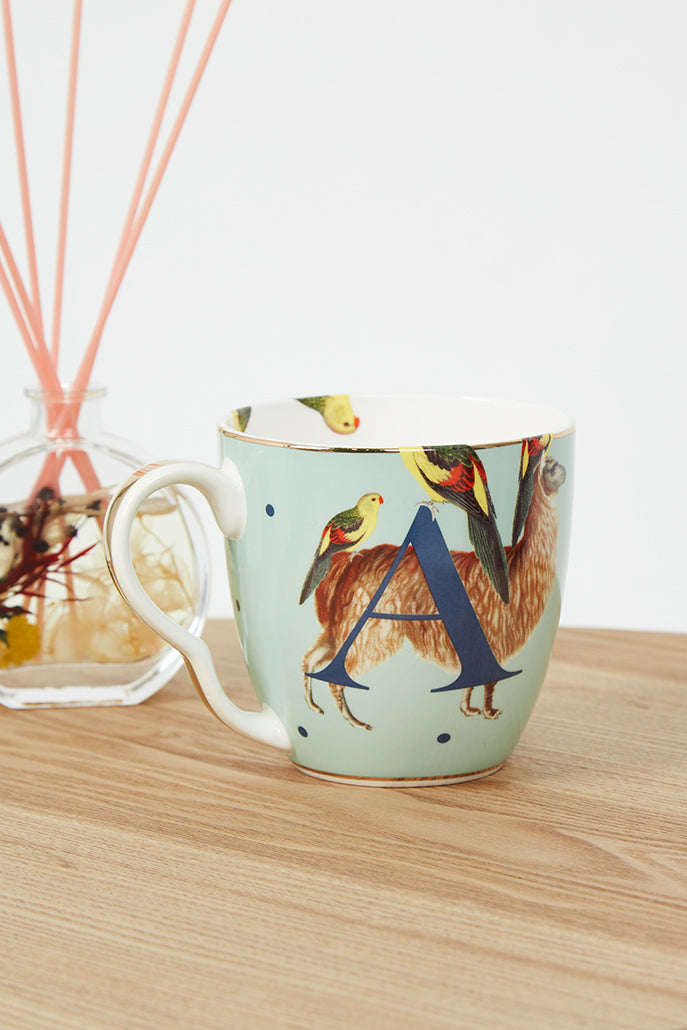 Ceramic Letter Mug