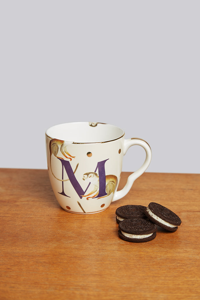 Ceramic Letter Mug