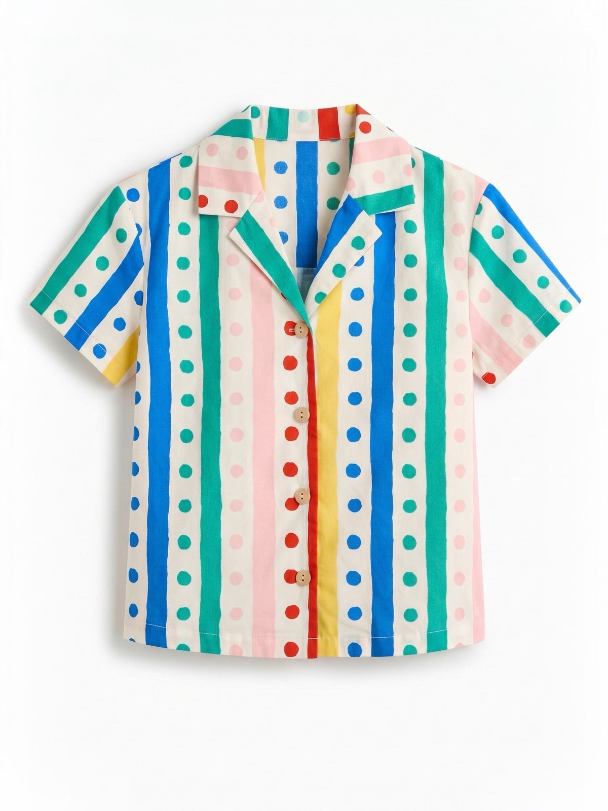 Marika Spots And Stripes Resort Shirt - View 7