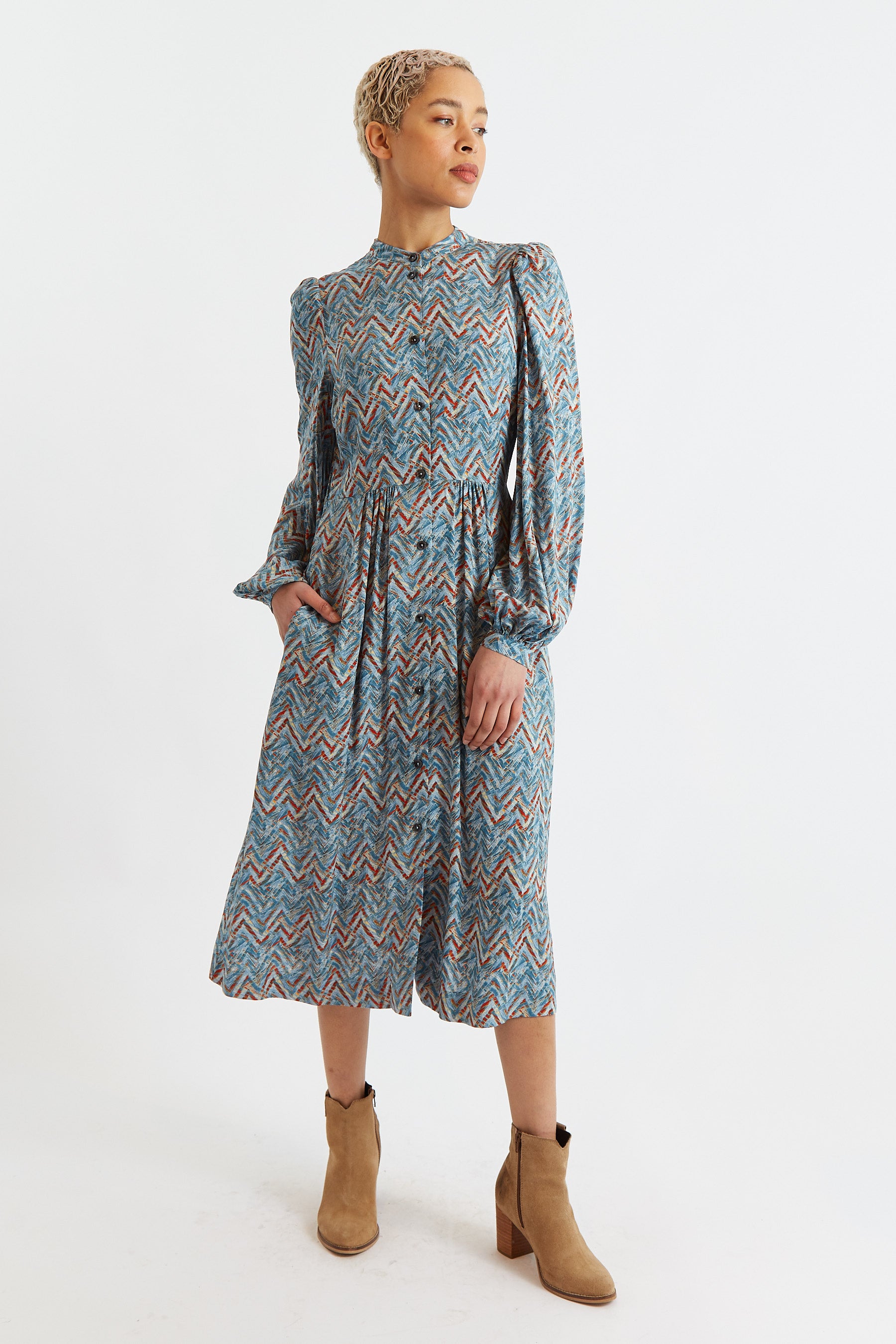 Duck egg deals blue midi dress