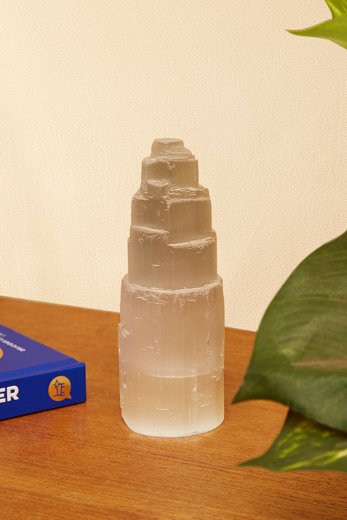 Led Selenite Lamp