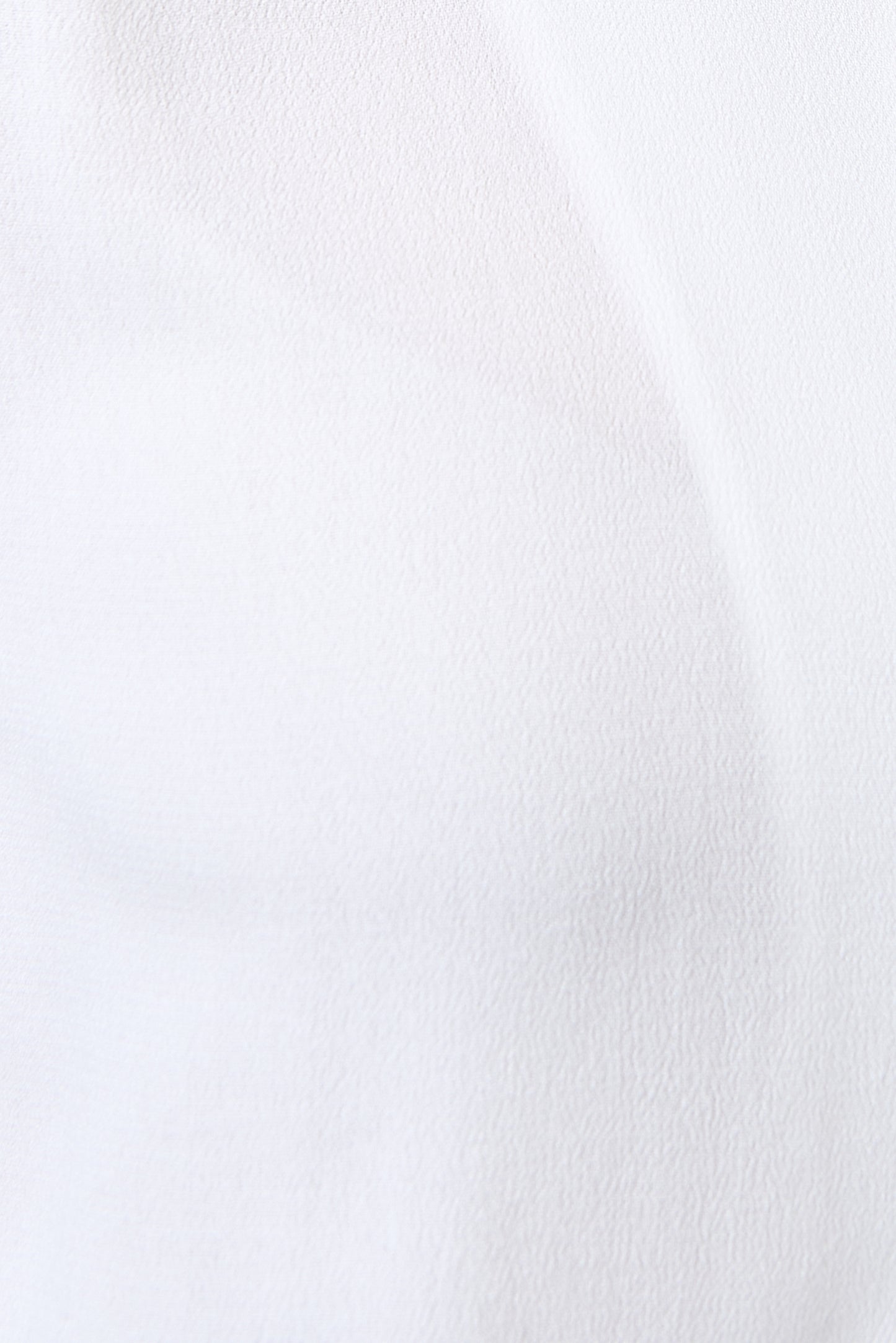 Octavia Moss Crepe Overlap Collar Shirt - Off White