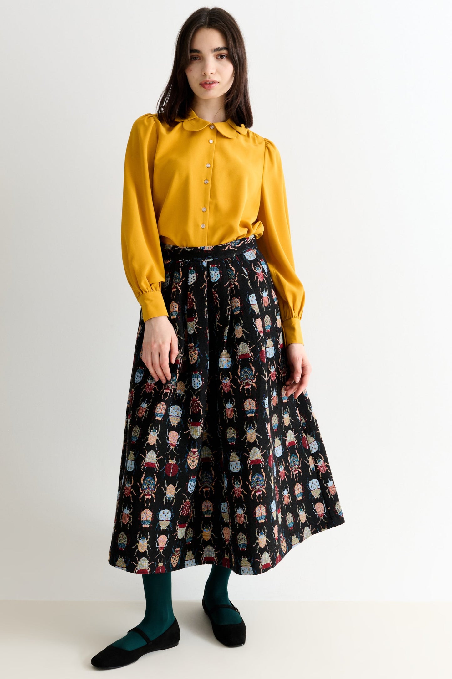Pasadena Beetlejuice Midi Skirt