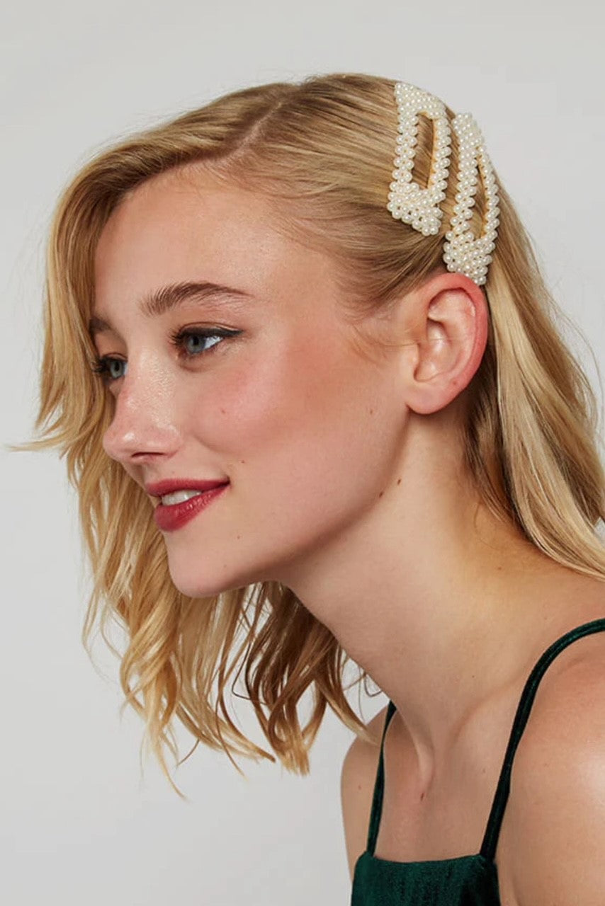 Louche Pearl Hair Clips