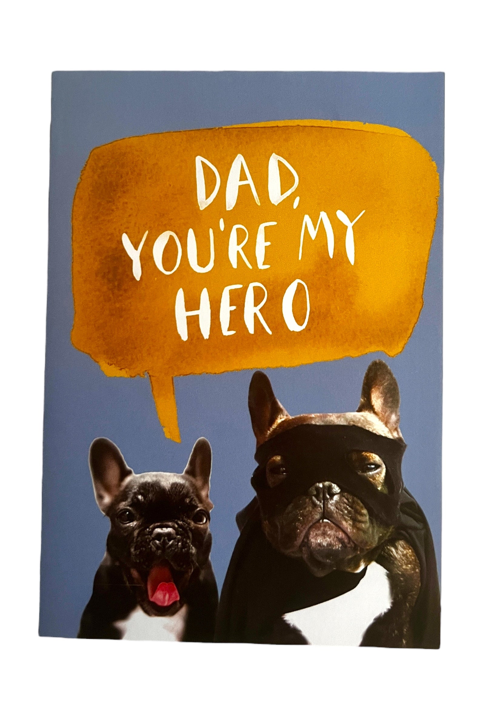 Dad You're My Hero Card