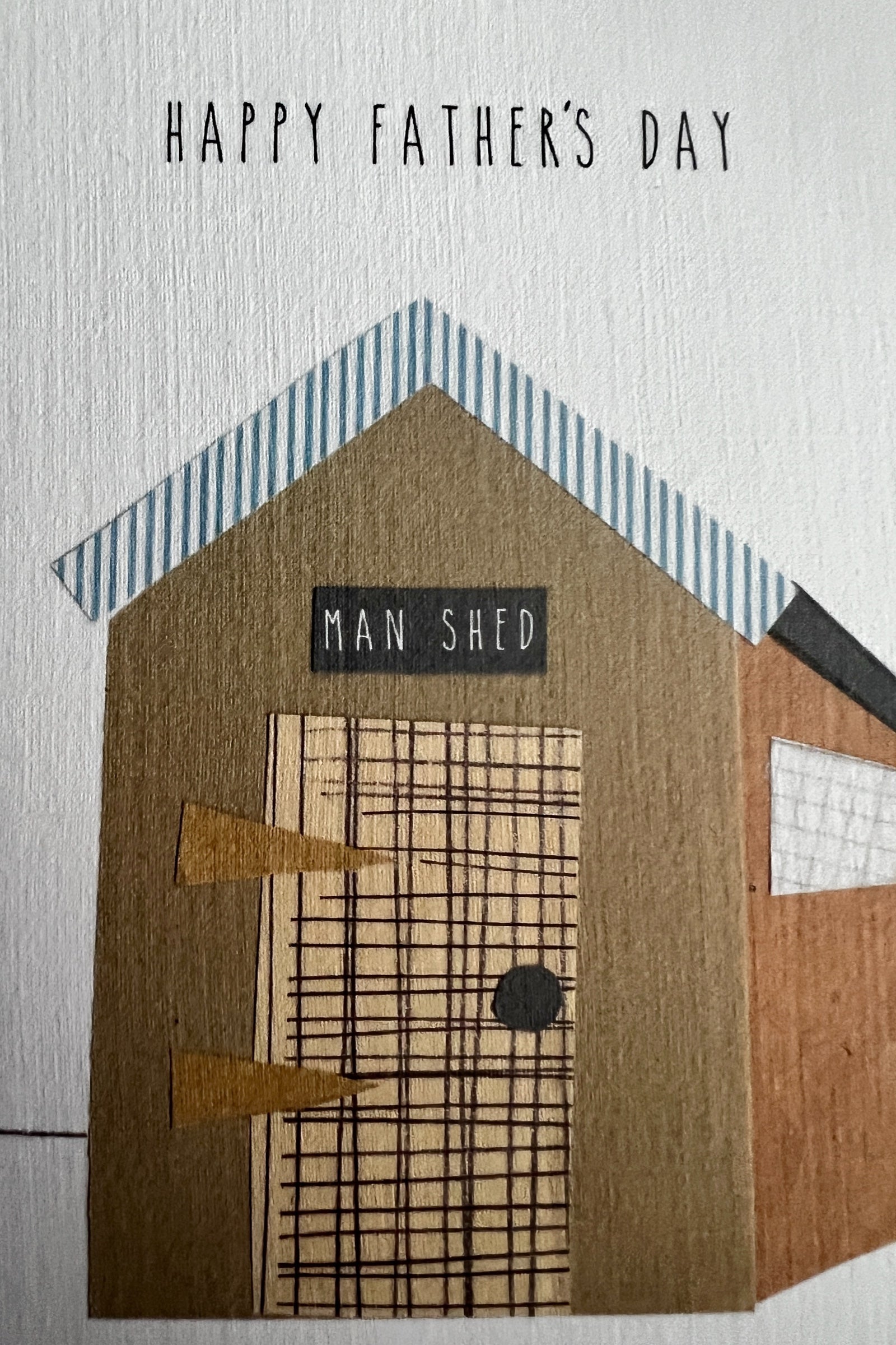 Happy Father's Day Man Shed Card - Styled