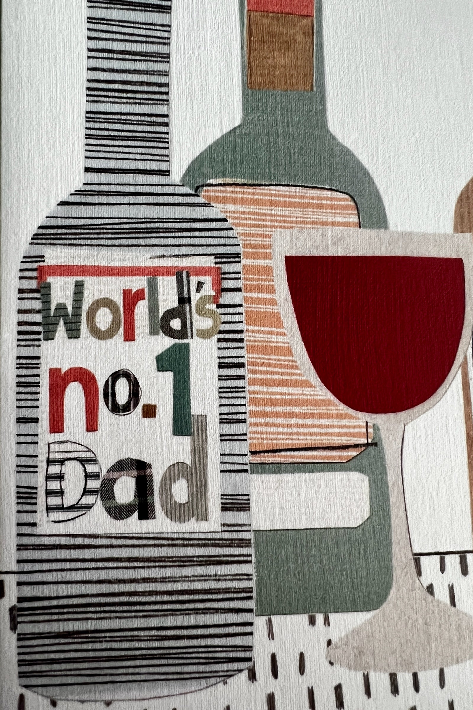 World No.1 Dad Card