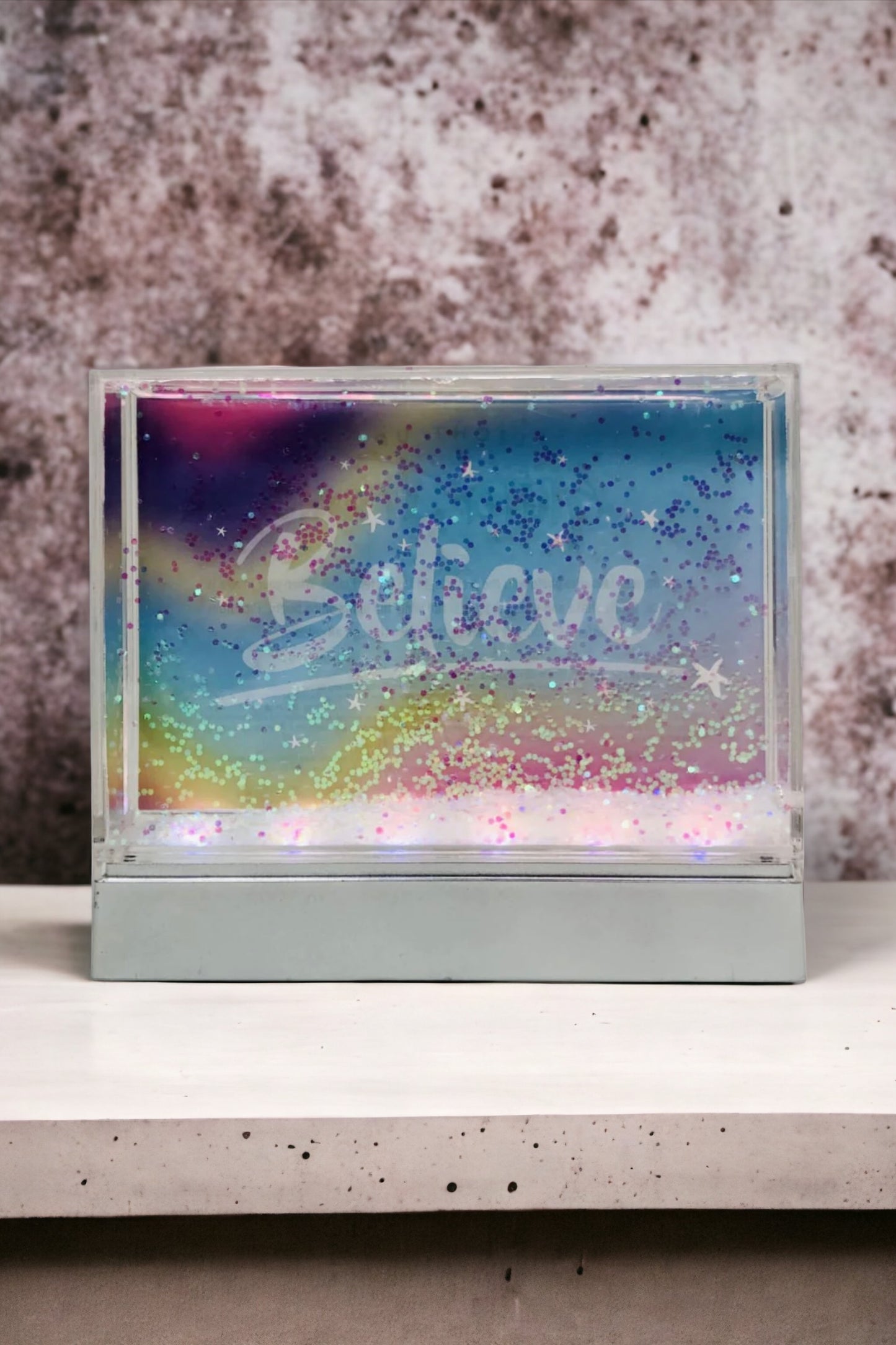 Light Up Glitter Photo Frame