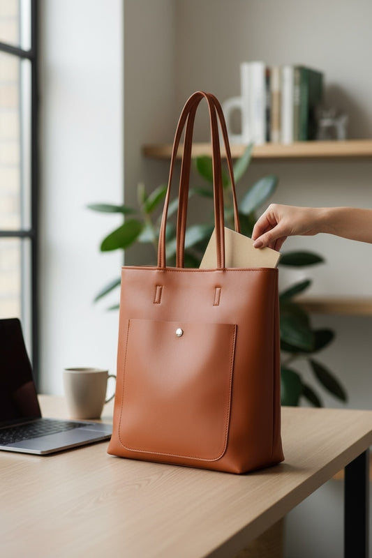 Louche Rusty Tote Bag Brown