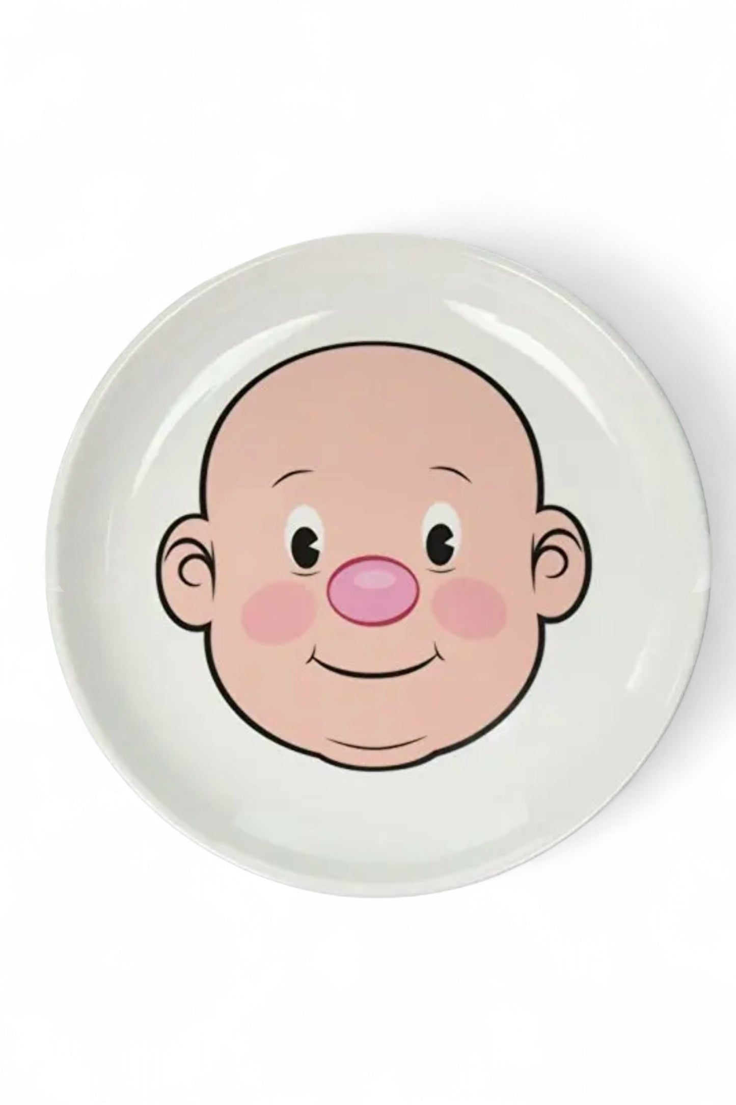 Mr Man Food Face Plate