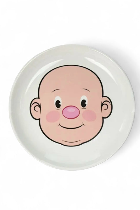 Mr Man Food Face Plate
