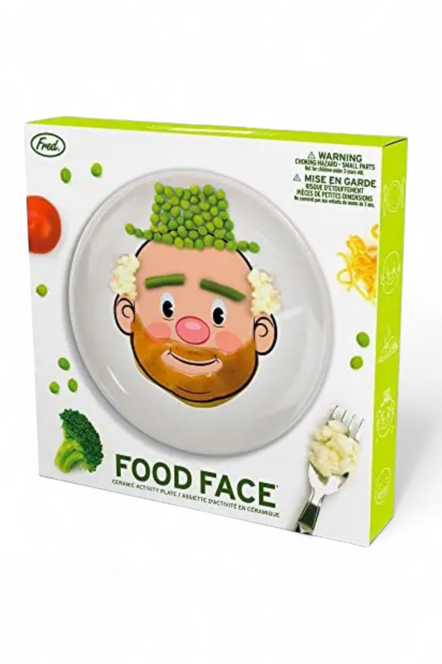 Mr Man Food Face Plate