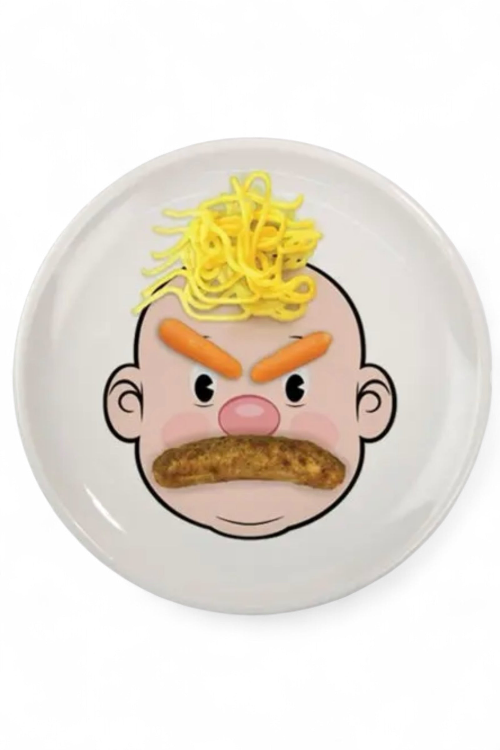 Mr Man Food Face Plate - Detail 1