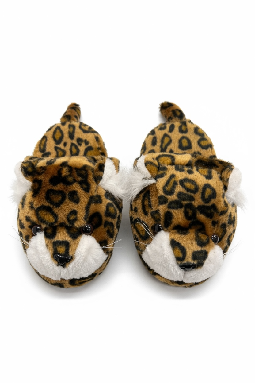 Novelty Leopard Slippers