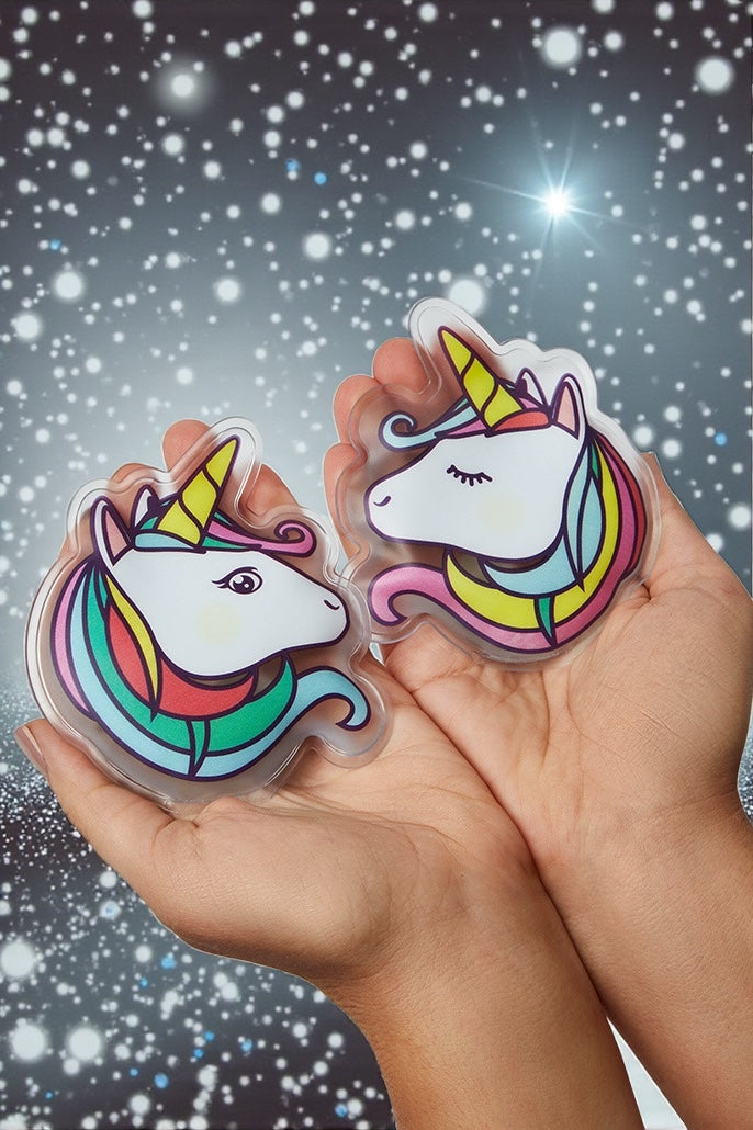 A Pair Of Unicorn Handwarmers - Front