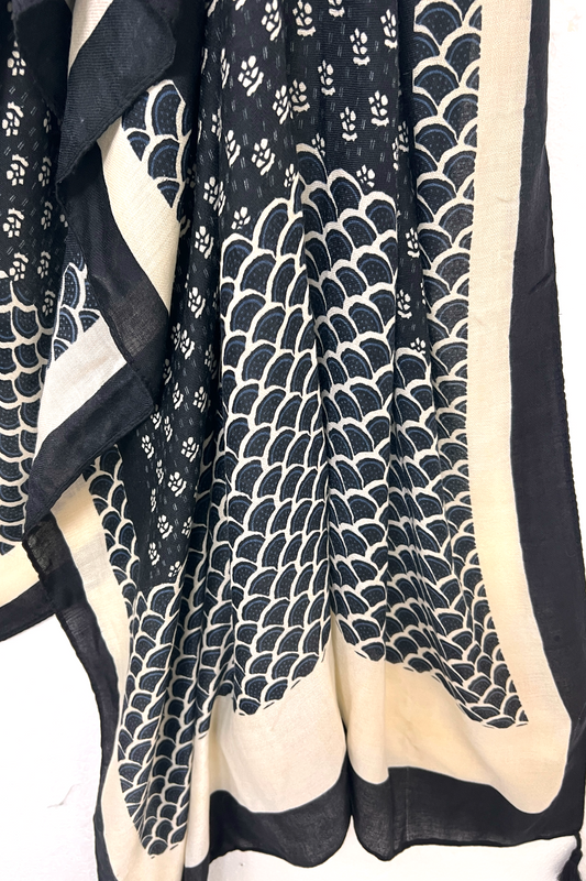 Grace Japanese Mono Print Scarf