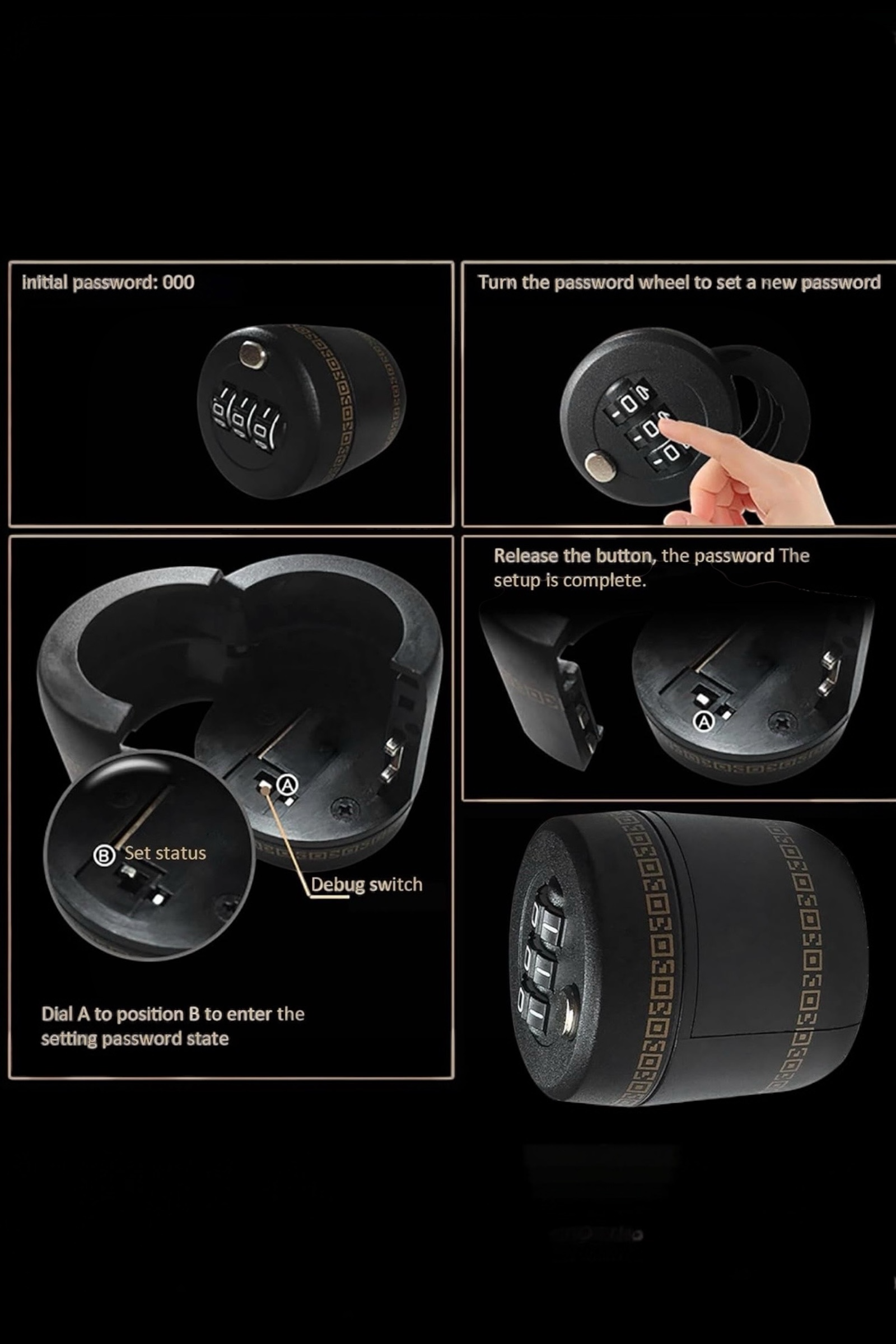 Booze Bottle Lock - Styled