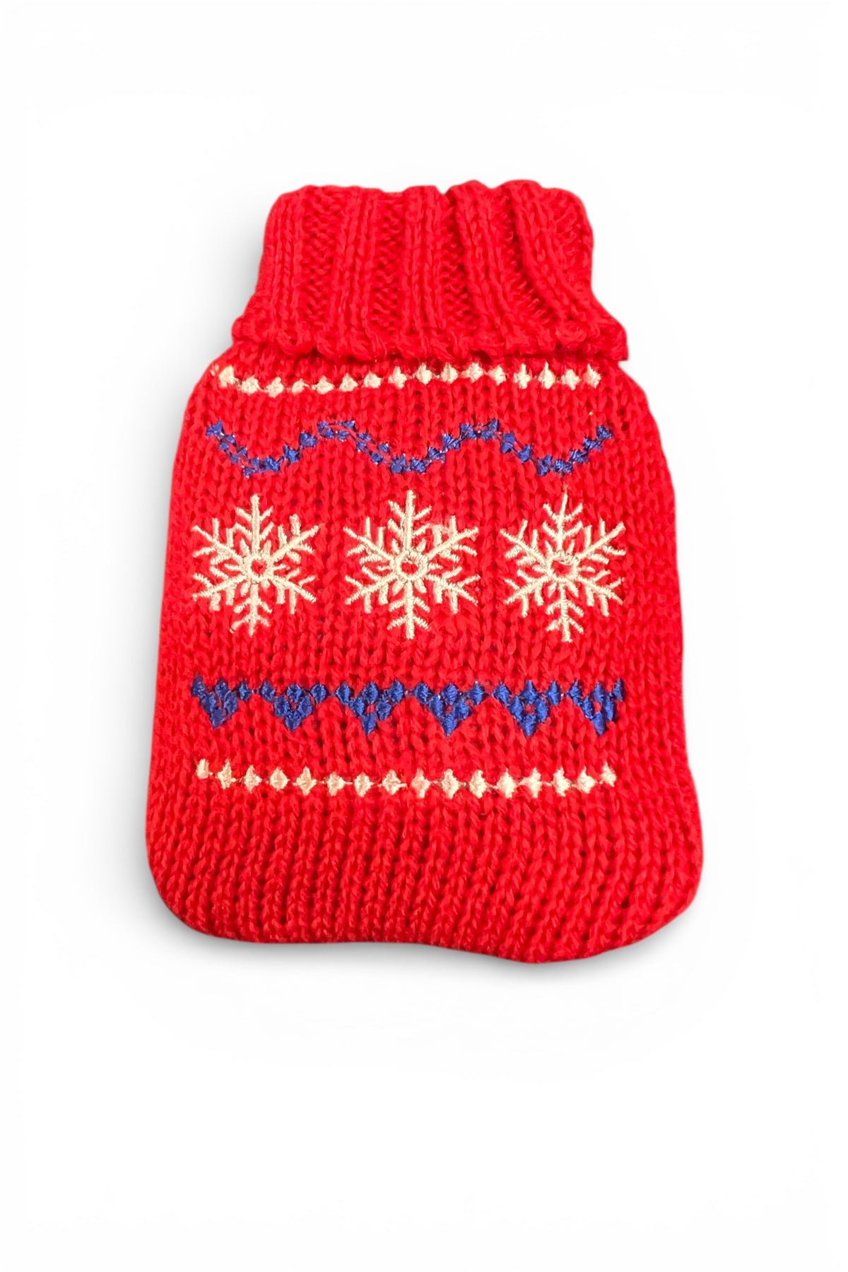 Red Nordic Jumper Handwarmer - Styled