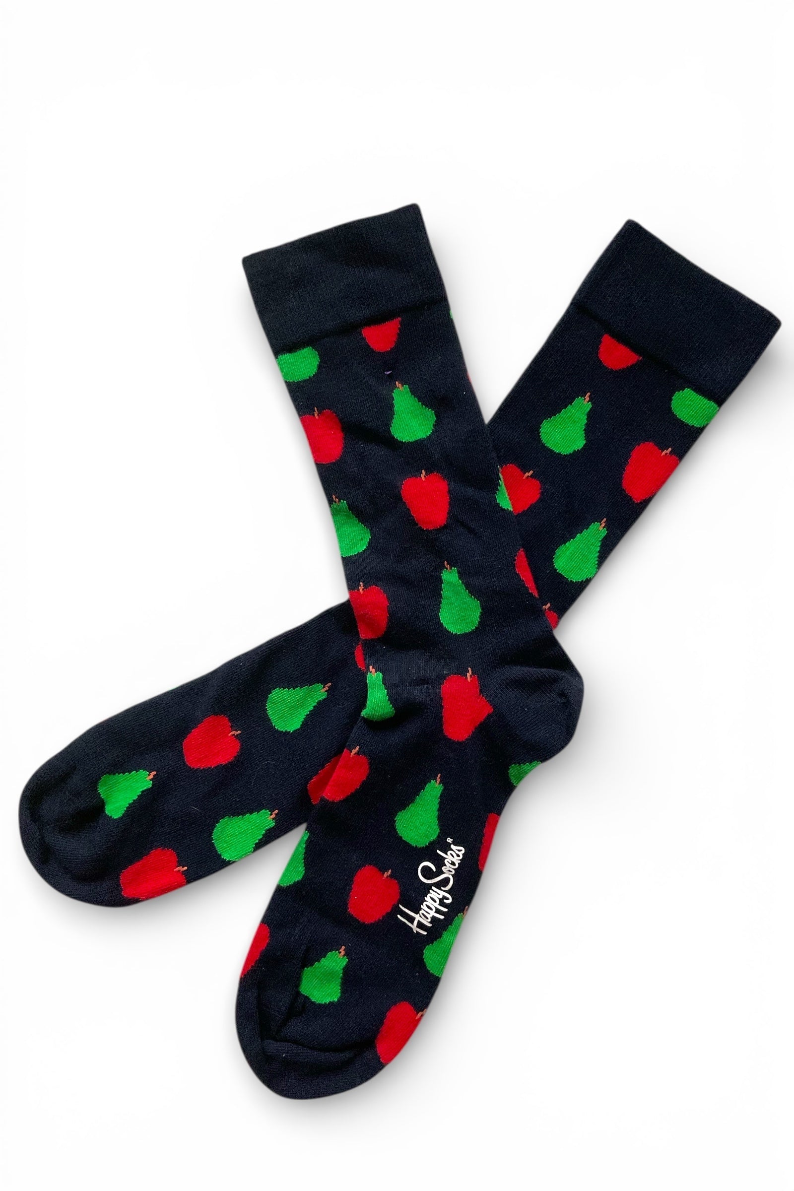 Apple And Pear Patterned Socks