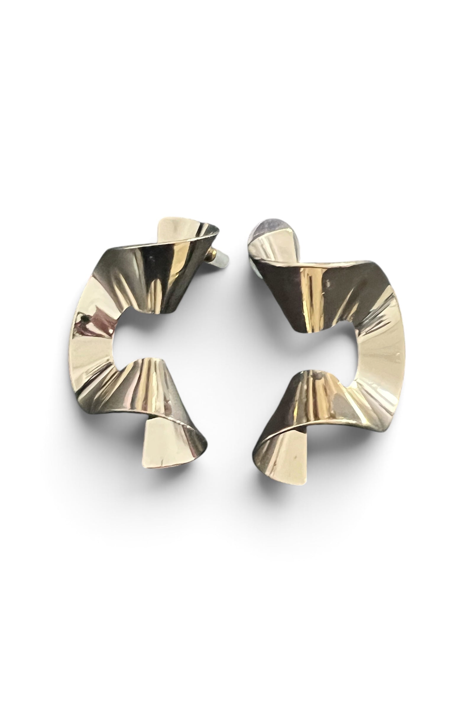 Sophie Sculptural Earrings - Gold