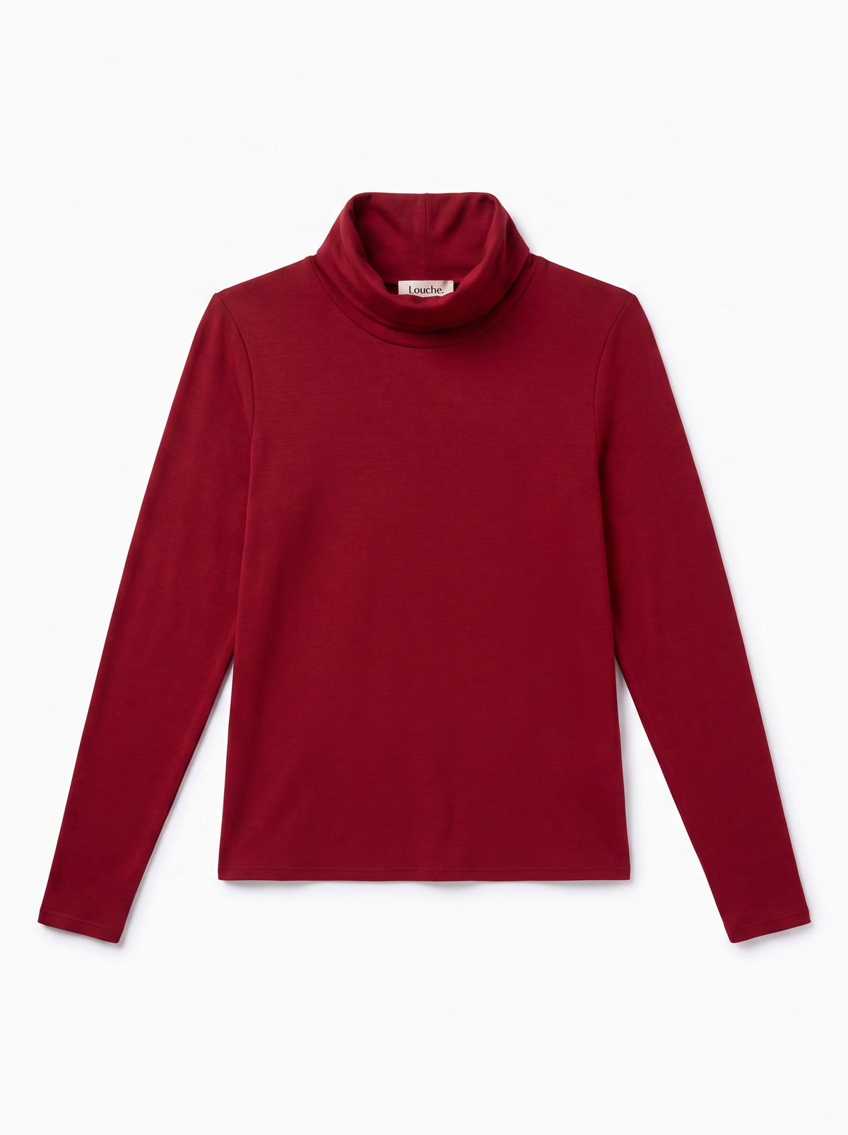 Cameron Jersey Top - Wine Red
