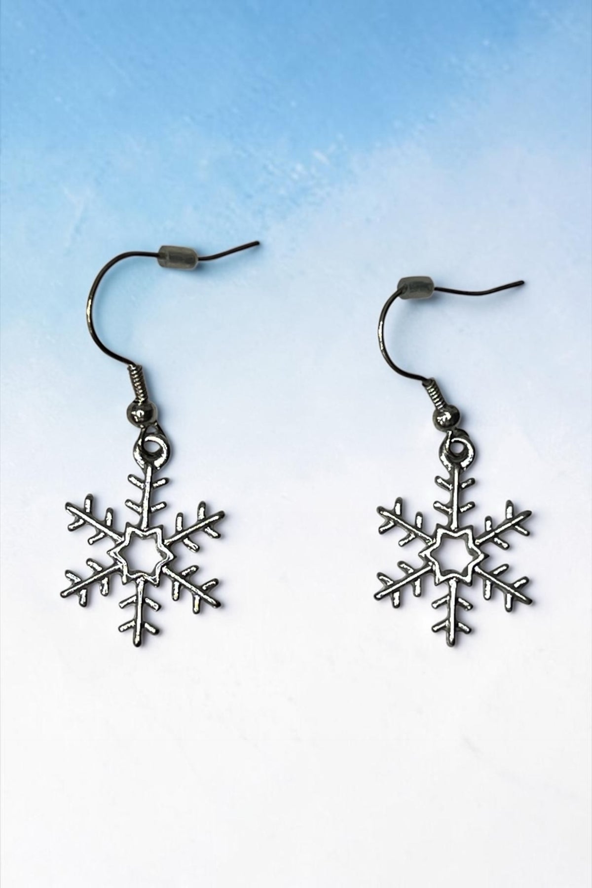 Silver Snowflake earrings