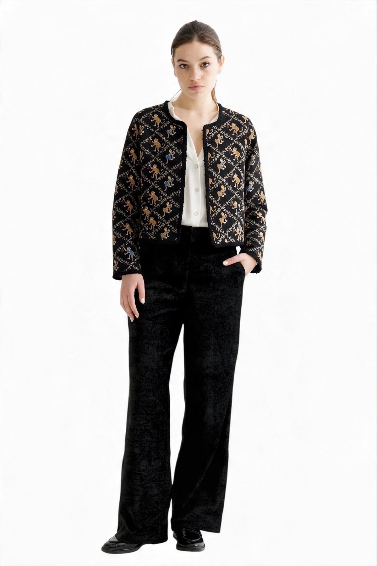 Claudie Monkey Jacquard Jacket