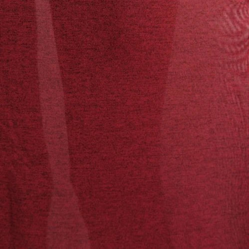 Sona Marl Faux Wrap Midi Dress in Red