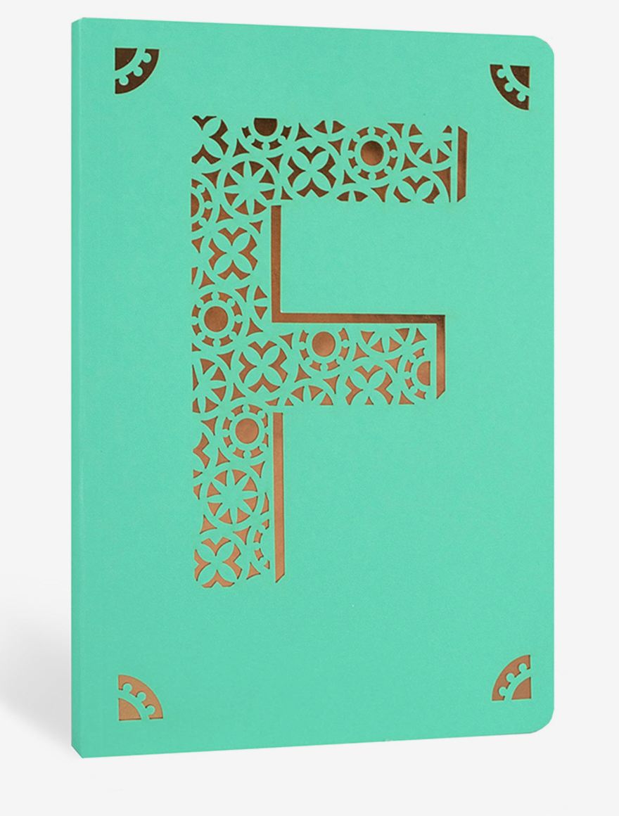 F Monogram A6 Notebook