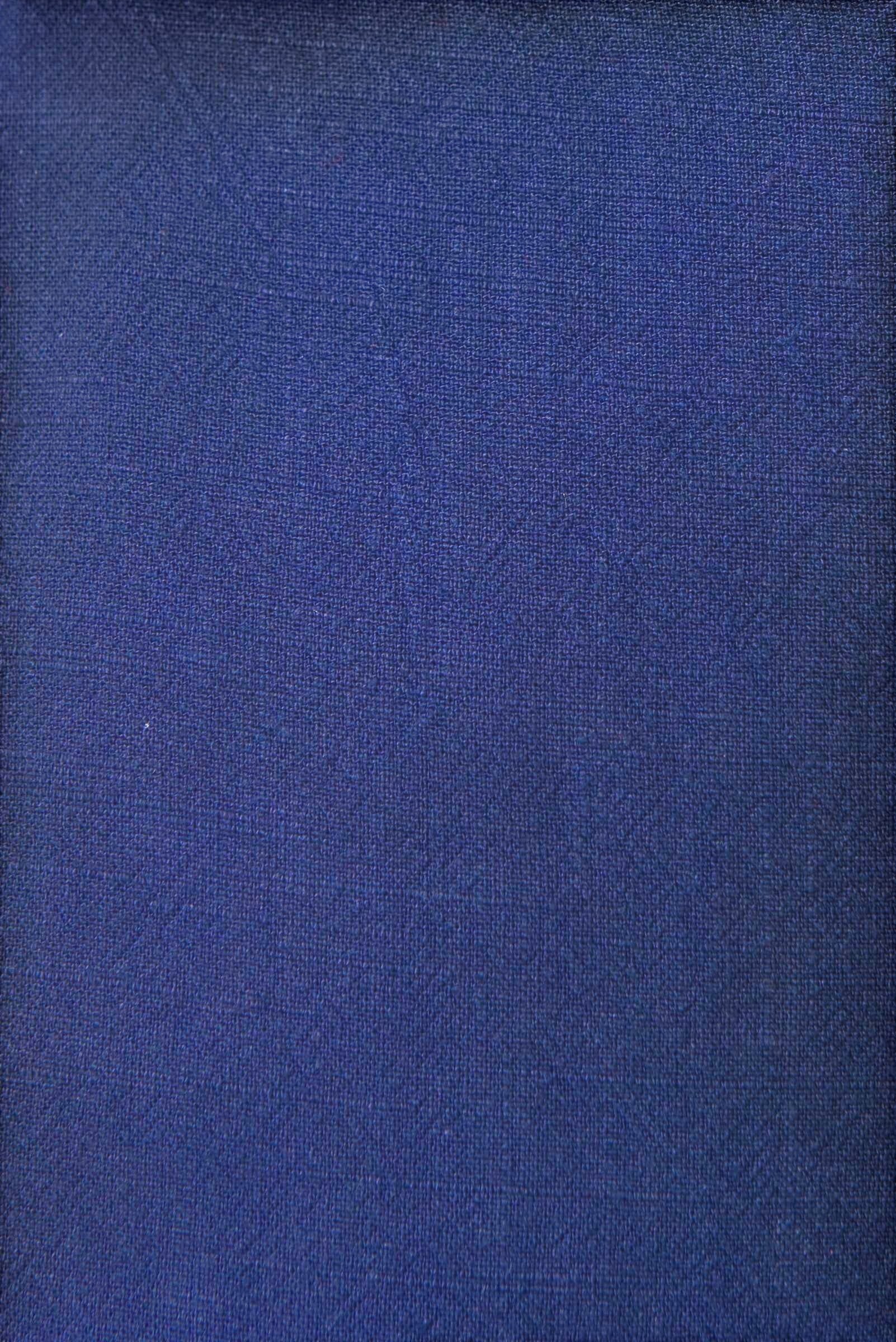 Justin Linen Mix Short Sleeve Jumpsuit - Navy - Detail 4